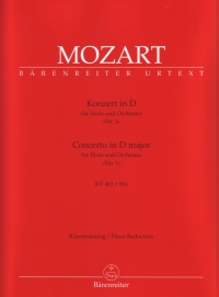 Mozart Concerto K412 (514) No 1 D Woodfull-harris Sheet Music Songbook