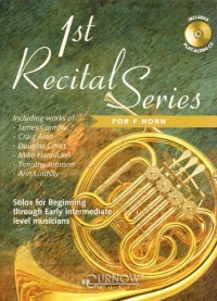 1st Recital Series F Horn Book + Cd Sheet Music Songbook
