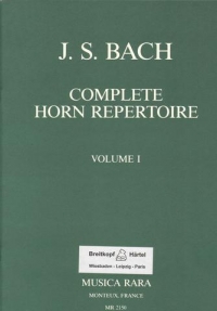 Bach Complete Horn Repertoire Vol 1 Sheet Music Songbook