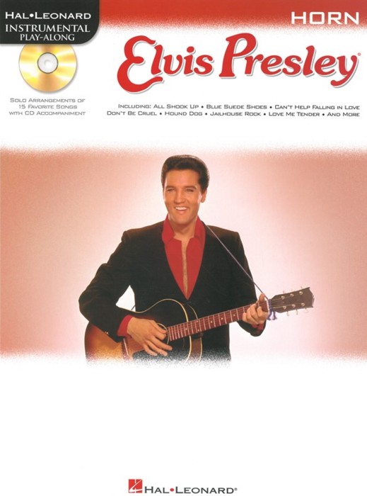Elvis Presley Instrumental Play-along Horn Bk & Cd Sheet Music Songbook