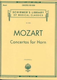 Mozart Concertos For Horn Tuckwell Sc/pts Sheet Music Songbook