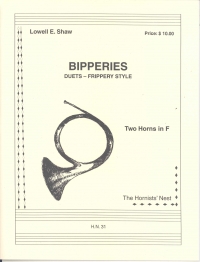 Shaw Bipperies Duets Frippery Style Horn Sheet Music Songbook