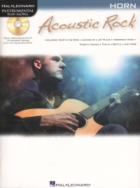 Acoustic Rock Instrumental Play Along Horn + Cd Sheet Music Songbook