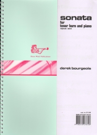 Bourgeois Sonata Op304 Tenor Horn & Piano Sheet Music Songbook
