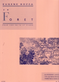 Bozza En Foret Horn & Piano Sheet Music Songbook