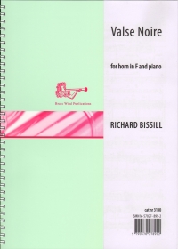 Bissill Valse Noire Horn In F & Piano Sheet Music Songbook