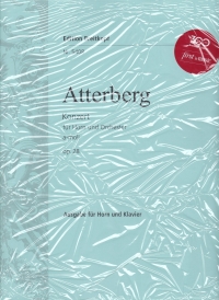 Atterberg Horn Concerto Amin Op28 Horn & Piano Sheet Music Songbook