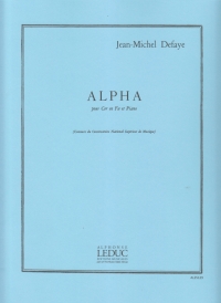 Defaye Alpha Horn & Piano Sheet Music Songbook