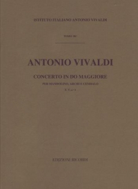 Vivaldi Mandolin Concerto C Major Pr460 Score Sheet Music Songbook