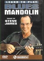 Learn To Play Blues Mandolin James Dvd Sheet Music Songbook