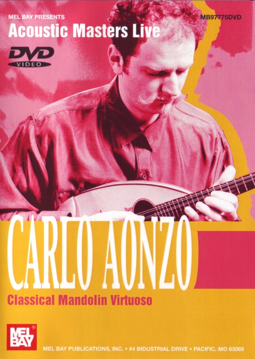 Carlo Aonzo Acoustic Masters Live Dvd Sheet Music Songbook