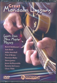 Great Mandolin Lessons Learn From 9 Masters Dvd Sheet Music Songbook
