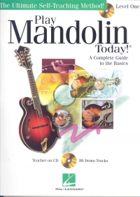 Play Mandolin Today Level 1 Book & Cd Sheet Music Songbook