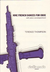 Nine French Dances For Oboe Thompson Sheet Music Songbook