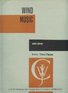 Exton Three Pieces (oboe Solo) Sheet Music Songbook