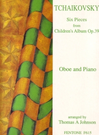 Tchaikovsky Six Pieces From Childrens Album Op39 Sheet Music Songbook