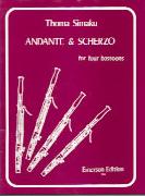 Simaku Andante & Scherzo 4 Bassoons Sheet Music Songbook