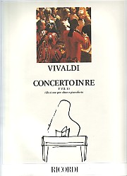 Vivaldi Concerto D Fvii/10 Oboe & Pf Sheet Music Songbook