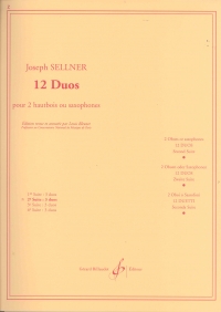 Sellner 12 Duos Vol 2 2 Oboes Sheet Music Songbook