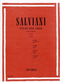 Salviani Studi Per Oboe Vol 2 Sheet Music Songbook