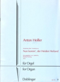 Heiller Variations On Nun Komm Der Heiden Heilan Sheet Music Songbook