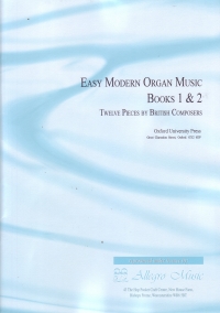 Easy Modern Organ Music Books 1 & 2 Combined Sheet Music Songbook