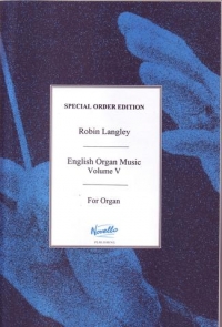 English Organ Music Vol 5 Langley Sheet Music Songbook