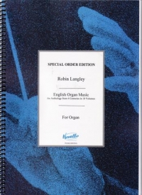 English Organ Music Vol 10 Langley Sheet Music Songbook