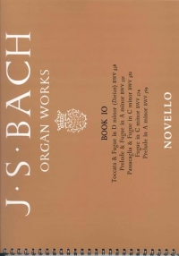 Bach Organ Works Book 10 Miscellaneous Sheet Music Songbook