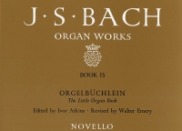 Bach Organ Works Book 15 Little Organ Book Sheet Music Songbook