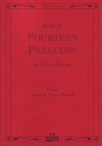 Boely Fourteen Preludes-carols By Denizot Organ Sheet Music Songbook
