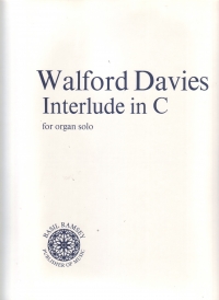 Davies Interlude C Organ Sheet Music Songbook