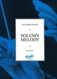 Davies Solemn Melody Organ Sheet Music Songbook