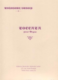 Dubois Toccata Organ Sheet Music Songbook