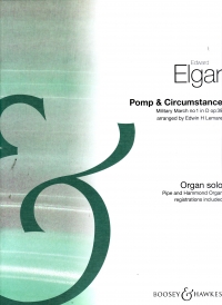 Elgar Pomp & Circumstance March No 1 D Organ Sheet Music Songbook