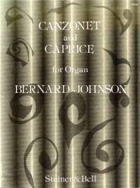 Johnson Canzonet And Caprice Organ Sheet Music Songbook