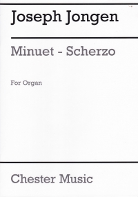 Jongen Menuet Scherzo Organ Sheet Music Songbook
