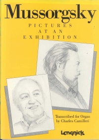 Mussorgsky Pictures At An Exibition Organ Sheet Music Songbook