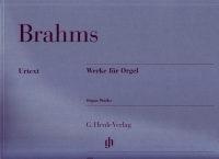Brahms Works For Organ Sheet Music Songbook