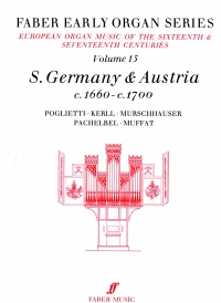 Early Organ Series 15 (s Germany/austria) Sheet Music Songbook