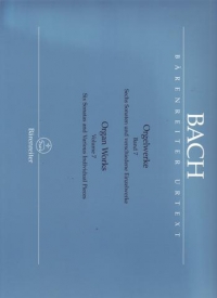Bach Organ Works Book 7 Sheet Music Songbook