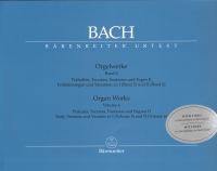 Bach Organ Works Book 6 Preludes Toccatas Fantasie Sheet Music Songbook
