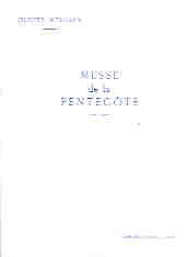 Messiaen Messe De La Pentecote Organ Sheet Music Songbook