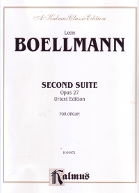 Boellmann Second Suite Op27 Organ Sheet Music Songbook