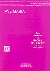 Bach Ave Maria & Schubert Ave Maria Preston Organ Sheet Music Songbook