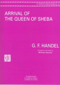 Handel Arrival Of The Queen Of Sheba Arr Dawney Sheet Music Songbook