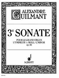 Guilmant Sonata Op56 No 3 Cmin Organ Sheet Music Songbook