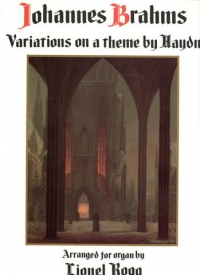Brahms Variations On A Theme By Haydn Rogg Organ Sheet Music Songbook