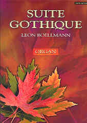 Boellmann Suite Gothique Organ Sheet Music Songbook