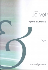 Jolivet Hymne A Lunivers Organ Sheet Music Songbook